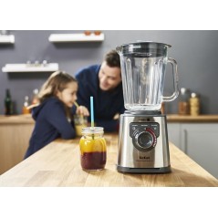 Tefal Perfect Mix BL811D38 Blender - Powerful Smoothie & Ice Crushing Functions, Auto Clean, Stainless Steel Design